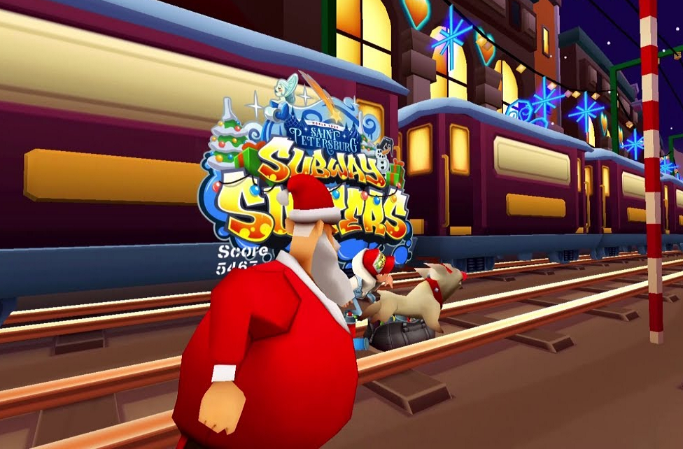 Santa Subway Subway Santa